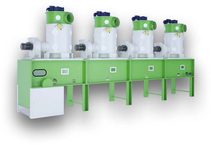 FİBER SIKIŞTIRICILI KONVEYÖR BANT SİSTEMİ